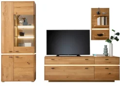 Wohnwand COMO II 3-teilig Wildeiche