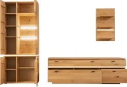 Wohnwand COMO II 3-teilig Wildeiche