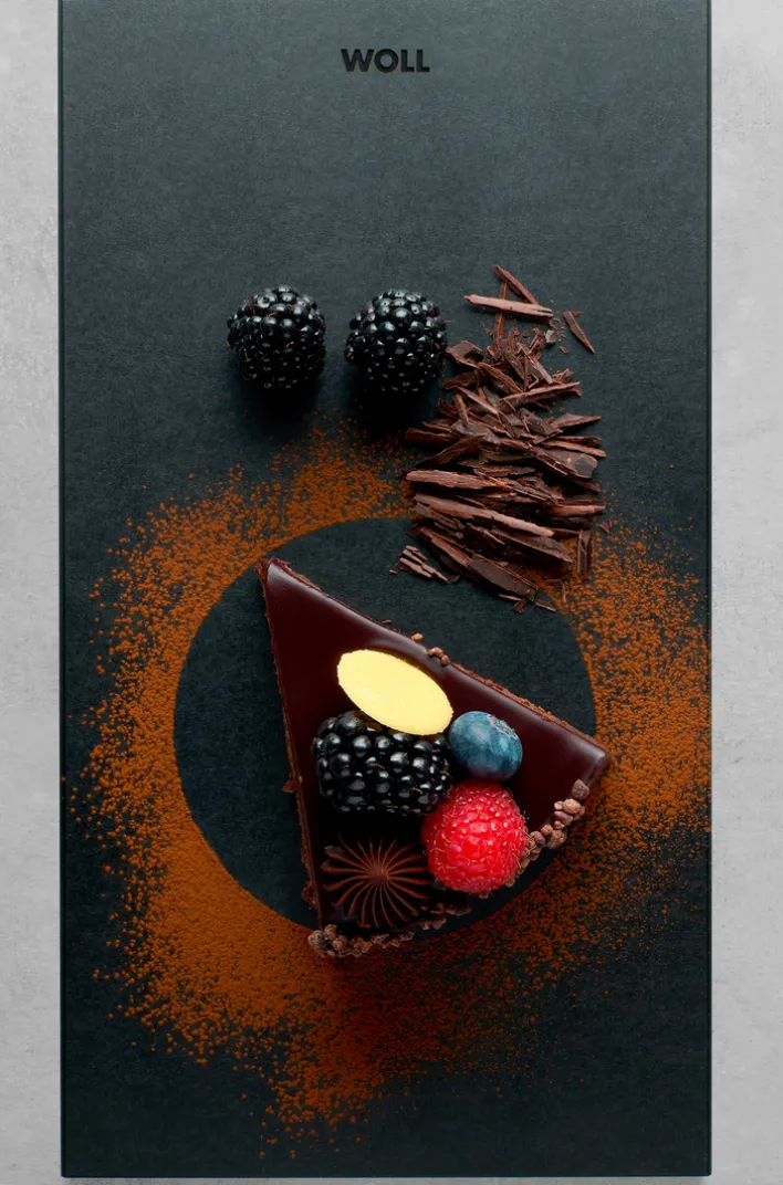 WOLL Schneidebrett-Set CUT & SERVE 2er Set Papierverbundstoff schwarz