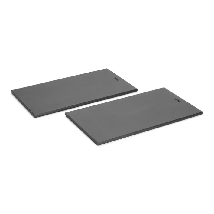 WOLL Schneidebrett-Set CUT & SERVE 2er Set Papierverbundstoff schwarz