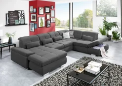 YoungLife Wohnlandschaft RAGUSA III-SF anthrazit