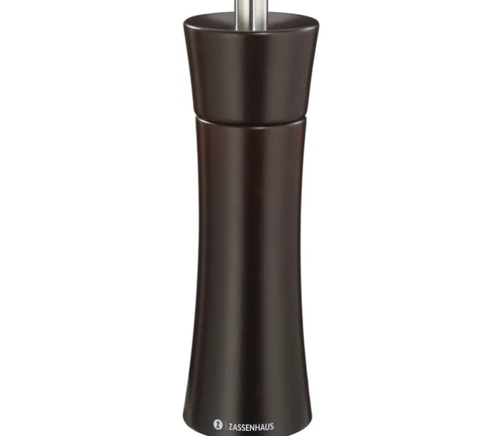 ZASSENHAUS Gewürz-/ Salzmühle FRANKFURT H18 Buchenholz dunkel