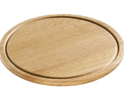 ZASSENHAUS Servierplatte 30 cm Gummibaumholz