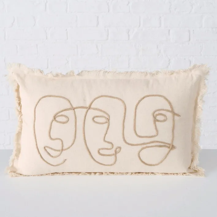 Zierkissen PICA 30 x 50 cm beige