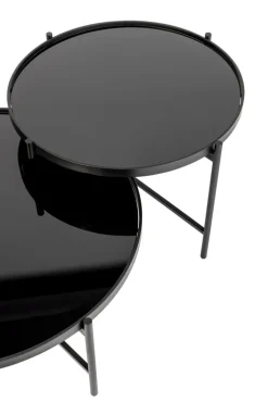 zuiver Beistelltisch MAC 2er-Set schwarz