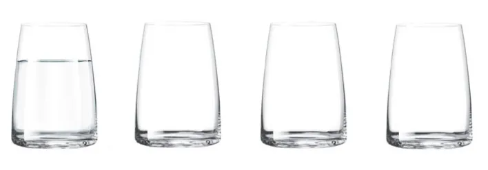 ZWIESEL GLAS Trinkglas VIVID SENSES 4er Set - je 500 ml