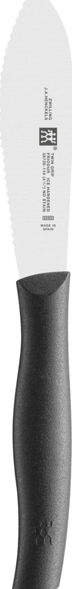 ZWILLING Brötchenmesser TWIN GRIP 21,9 cm Edelstahl schwarz