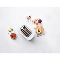 ZWILLING Toaster ENFINIGY kurz silberfarbig mit Brötchenaufsatz